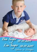 Ben Seeger 07.07.2011 und Lia Seeger 08.07.2017